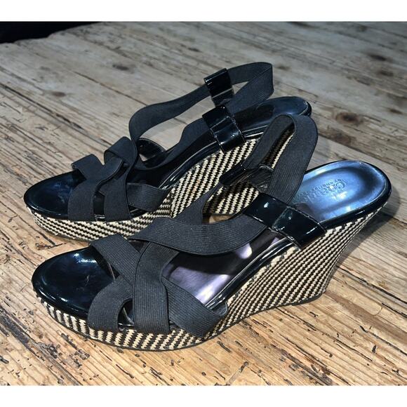 Charles By Charles David Women’s Size 8.5 Legit Wedge Sandals - Picture 1 of 10